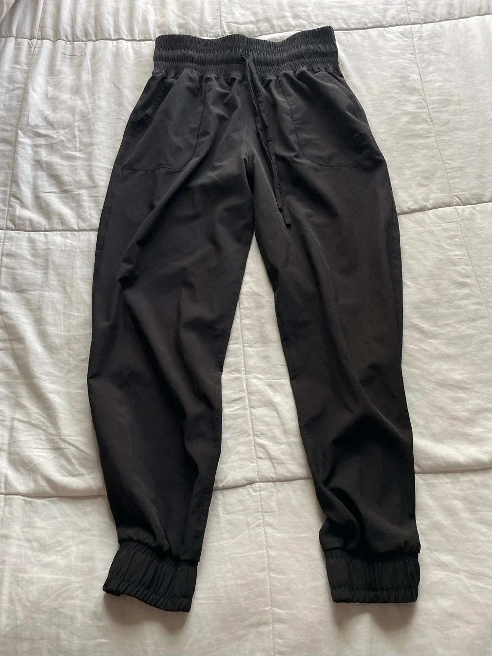Albion Girls Black Mini Joggers 12 Casual Athletic Loungewear Gymnastics Hiking